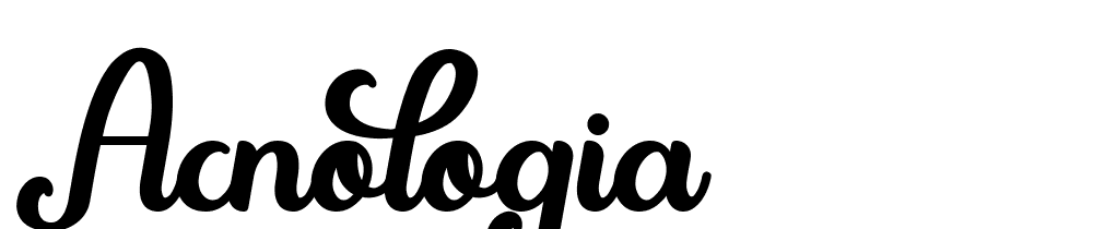 Acnologia font family download free