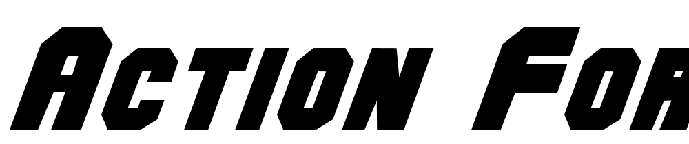 Action Force font family download free