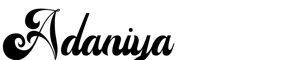 Adaniya font family download free
