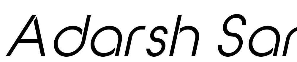 adarsh_sans font family download free