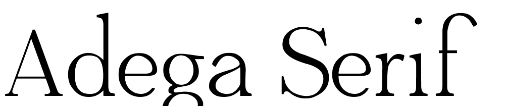 Adega-Serif font family download free