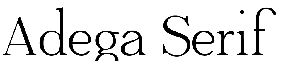 Adega-Serif font family download free