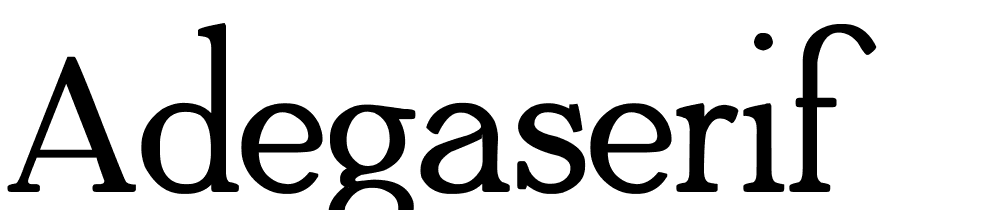 AdegaSerif font family download free