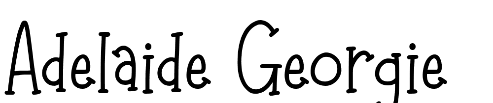 adelaide_georgie font family download free