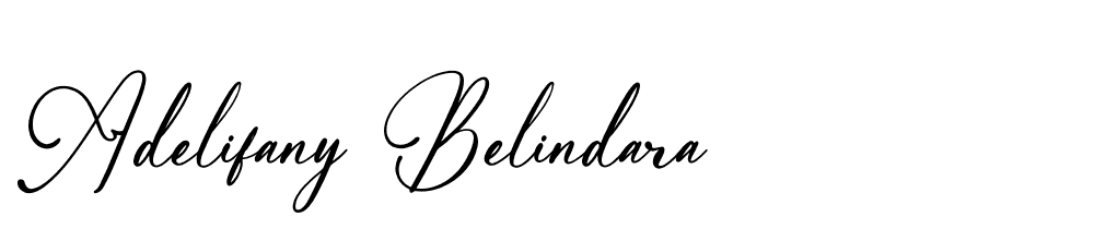 adelifany-belindara font family download free