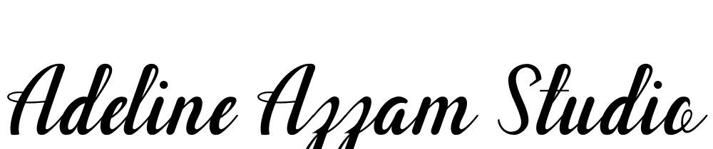 Adeline-azzam-studio font family download free