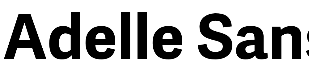 Adelle-Sans-Bold font family download free