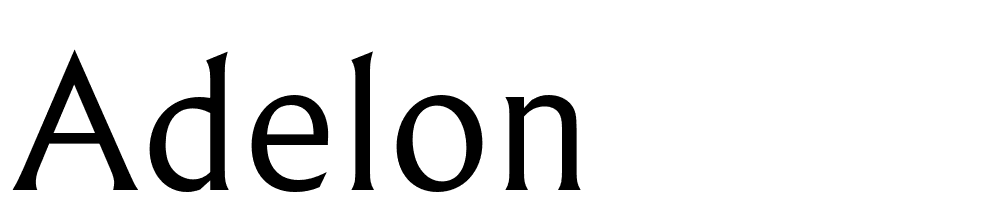 Adelon font family download free