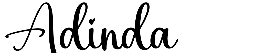 Adinda font family download free