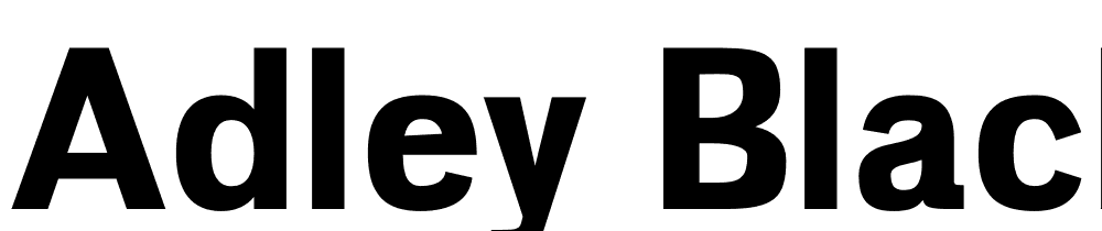 Adley-Black font family download free