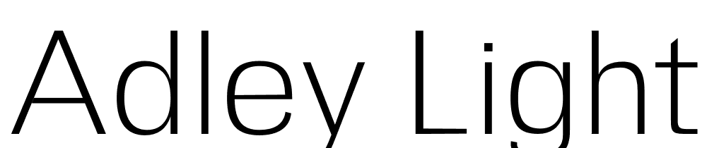 Adley-Light font family download free