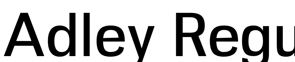 Adley-Regular font family download free