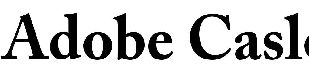 Adobe-Caslon-Pro-Bold font family download free