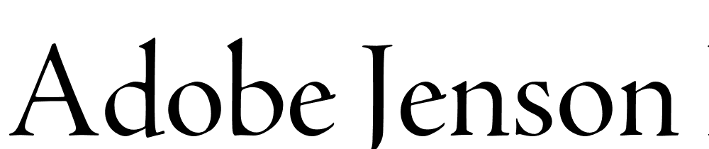 Adobe Jenson Pro Disp font family download free