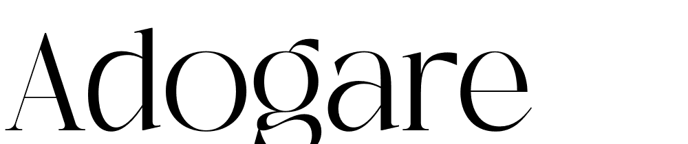 adogare font family download free