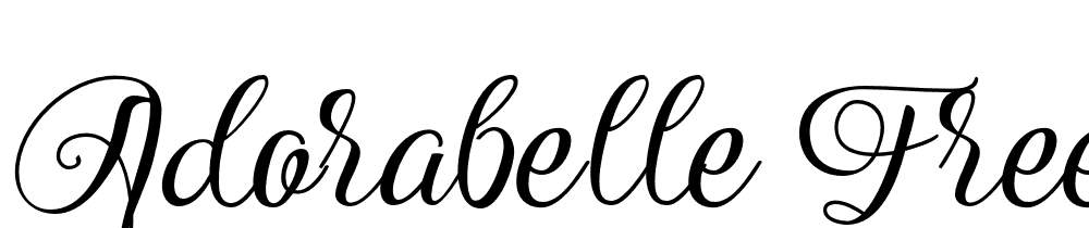 adorabelle-free-personal-use font family download free