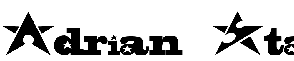 adrian_stars font family download free