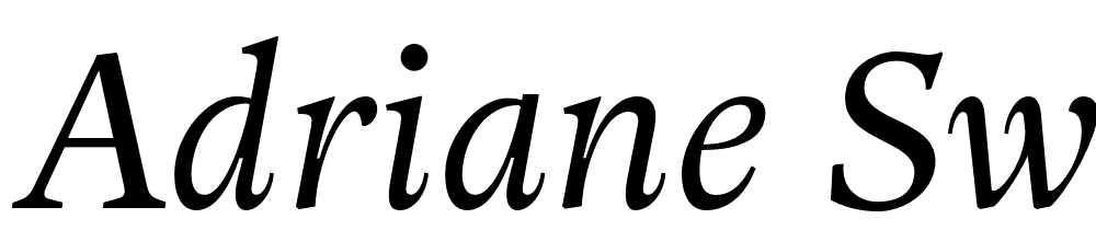 Adriane Swash font family download free