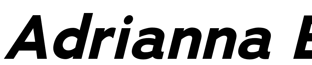Adrianna-Bold-Italic font family download free