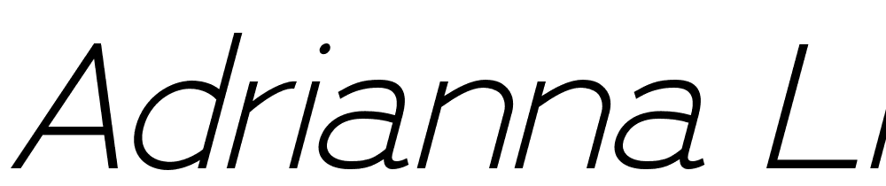 Adrianna-Light-Italic font family download free