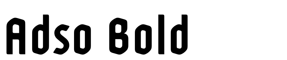 Adso-Bold font family download free