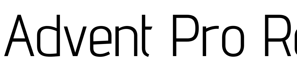 Advent-Pro-Regular font family download free