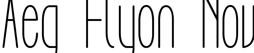 aeg_flyon_now font family download free