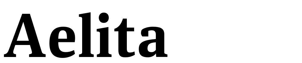 Aelita font family download free