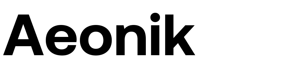 Aeonik font family download free