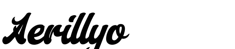 Aerillyo font family download free