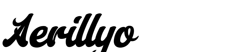 Aerillyo font family download free