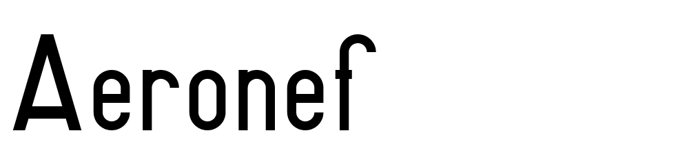 Aeronef font family download free