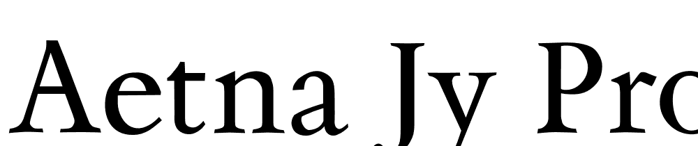 Aetna Jy Pro font family download free