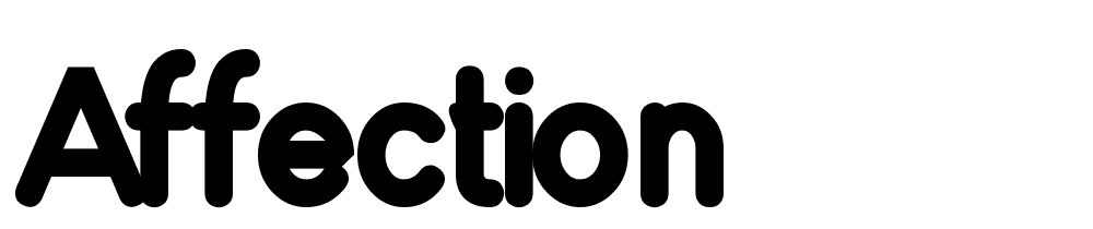 affection font family download free