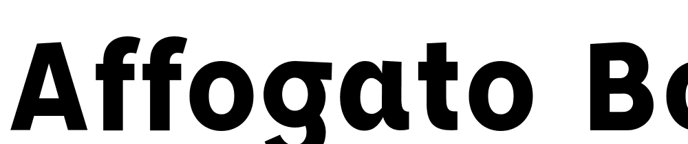 Affogato-Bold font family download free