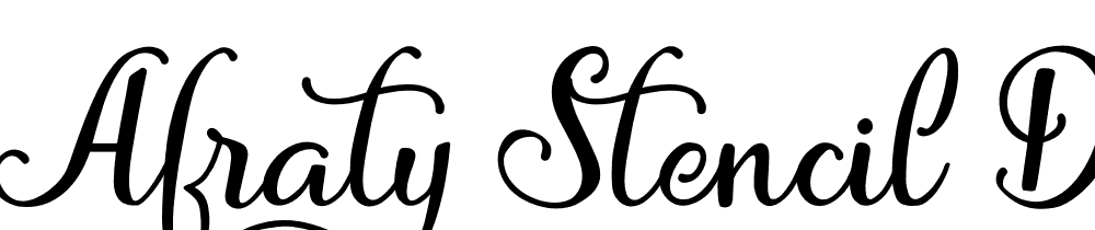 Afraty-Stencil-Demo font family download free