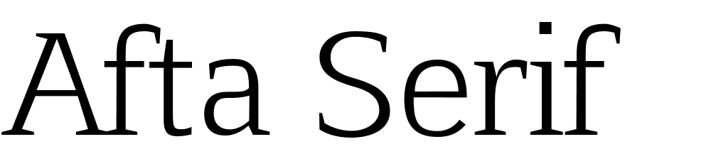 Afta-serif font family download free