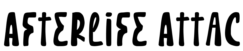 Afterlife-Attack font family download free