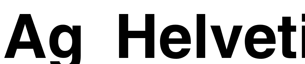 AG_Helvetica font family download free