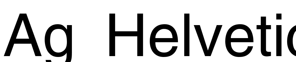 AG_Helvetica font family download free