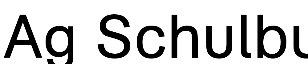 AG-Schulbuch-BQ font family download free