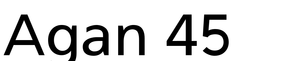 agan-45 font family download free