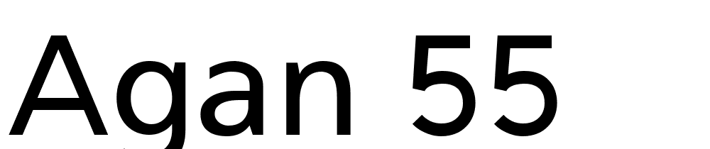 agan-55 font family download free