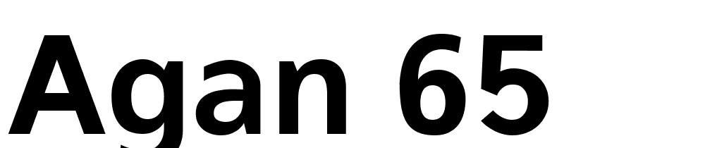 agan-65 font family download free