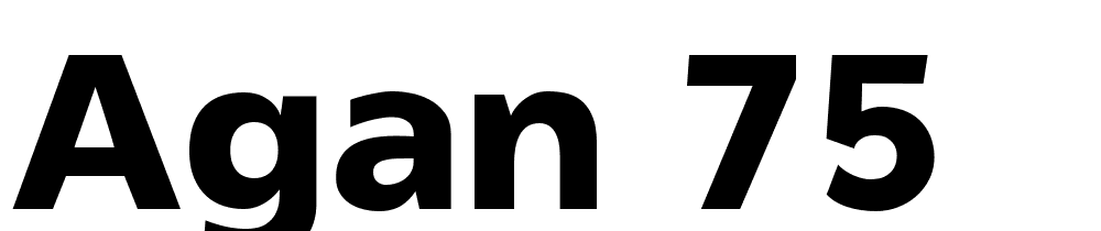 agan-75 font family download free
