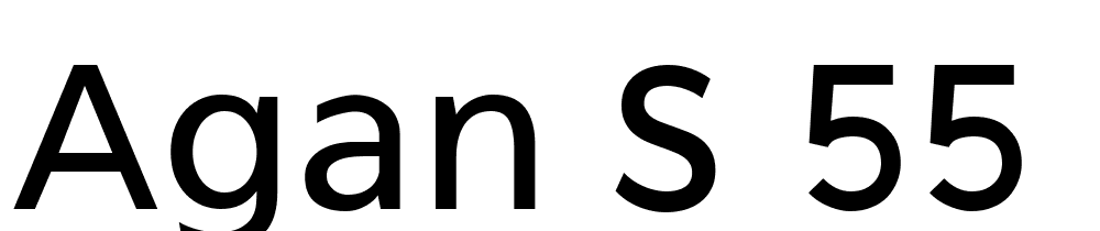 agan-s-55 font family download free
