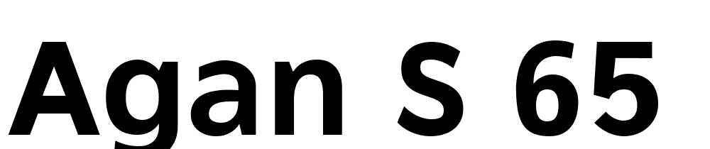 agan-s-65 font family download free