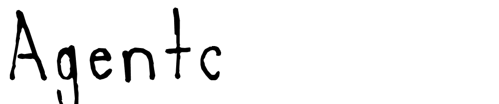 Agent’C’ font family download free