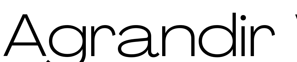 Agrandir-Wide-Light font family download free
