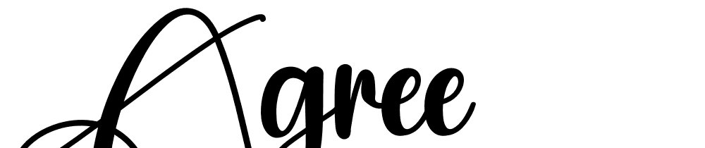 Agree font family download free